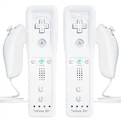 Wii-Controller TechKen 2er Set Remote Plus mit Motion Plus