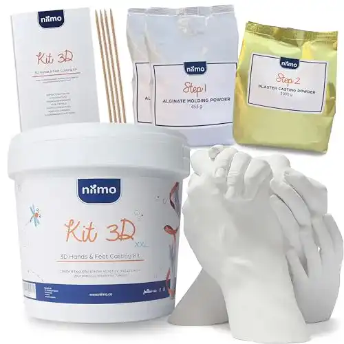 Handabdruck Set von Niimo für Familien DIY Set für Erwachsene und Kinder