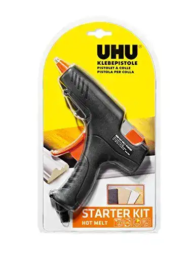 Uhu Heißklebepistole Hot Melt Starter-Kit mit 6 Patronen