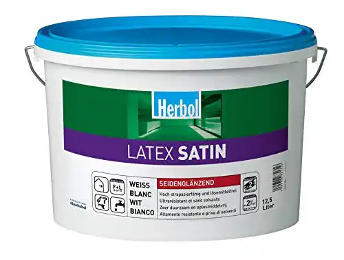 Latexfarbe Herbol Latex-Satin 2,5 Liter für Innenwände und Decken
