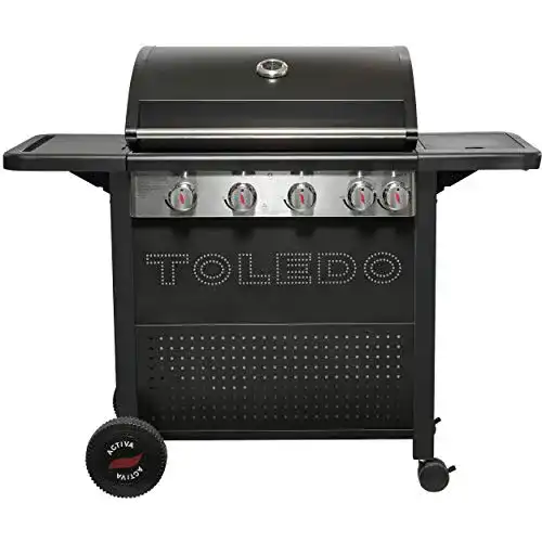 Activa Gasgrillwagen Toledo 500 mit fünf Brennern und Grillrosten