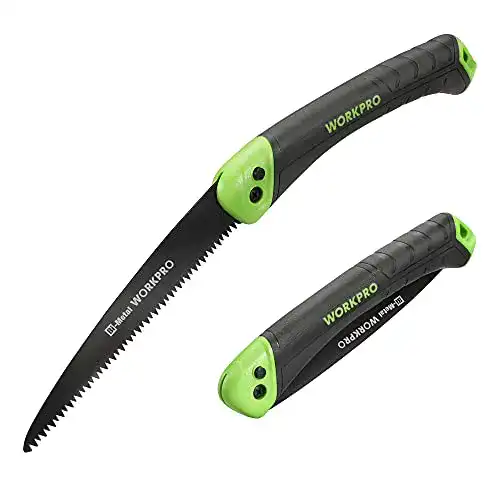 Klappsäge WORKPRO Klappbare Handsäge für Garten- und Holzarbeiten