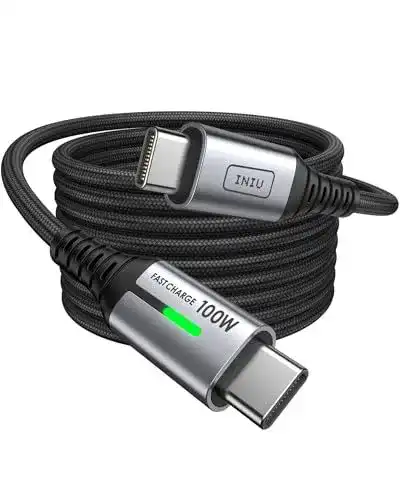 INIU USB-C-Kabel 100W 2m PD3.0 Schnellladekabel