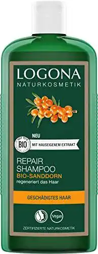 Logona Shampoo für geschädigtes Haar mit Bio Sanddorn, 250 ml