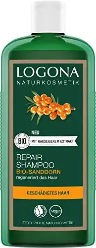 Logona Shampoo für geschädigtes Haar mit Bio Sanddorn, 250 ml