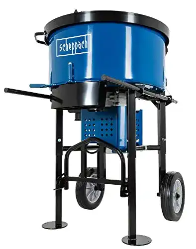 Scheppach CCM130 Betonmischer für Mörtel und Zement