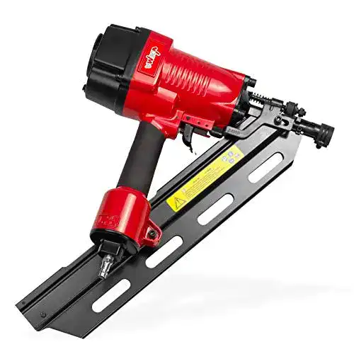 Druckluftnagler 90mm DEMA für 50-90 mm Nägel 34° mit Koffer