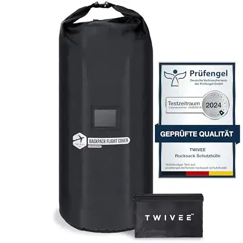 Rucksack-Regenschutz TWIVEE 2 in 1 Schutzhülle für Rucksäcke