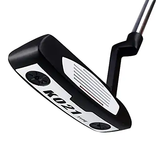 Putter Kofull Golf Herren Golfschläger Blade Schwarz 1 Stück