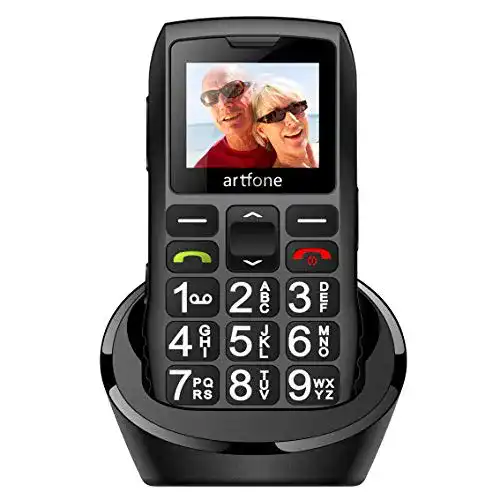 Artfone Seniorenhandy C1+ ohne Vertrag Dual SIM mit Notruftaste