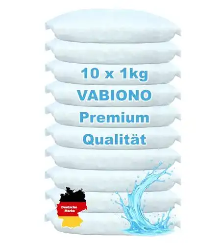 Luftentfeuchter-Granulat Vabiono 10x Nachfüllpackungen à 1 kg