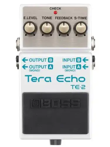 Delay-Pedal Boss TE-2 Tera Echo für Musiker
