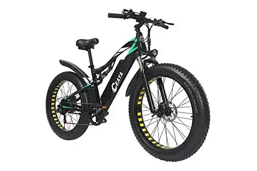 CEAYA E-Bike für Herren und Damen mit 17Ah Batterie und Shimano 7-Gang-Schaltung