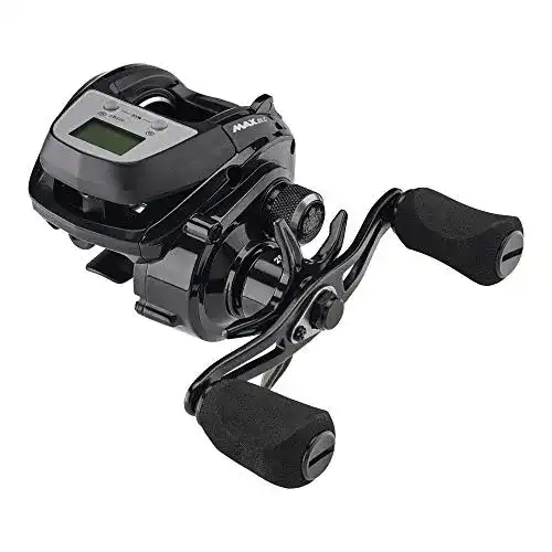 Abu Garcia Max DLC Low Profile Baitcastrolle in Schwarz