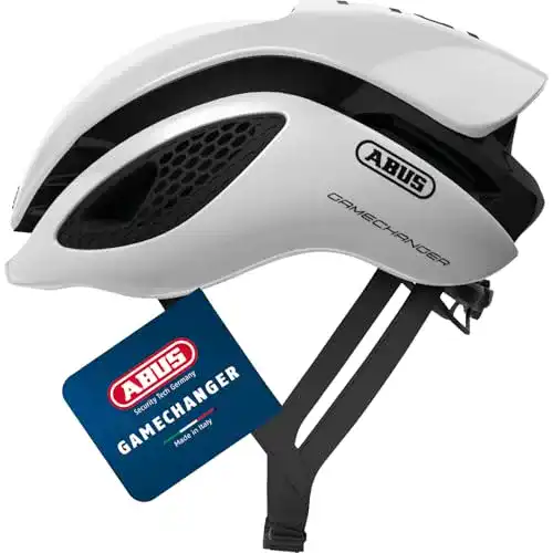 Abus Fahrradhelm 77601 in Weiß (Polar White) Größe M