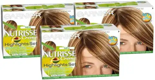 Garnier Strähnchen Set für hellblonde Haarfarbe
