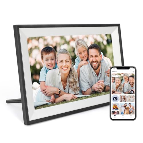 Digitaler Bilderrahmen 10 Zoll mit WLAN und Touchscreen