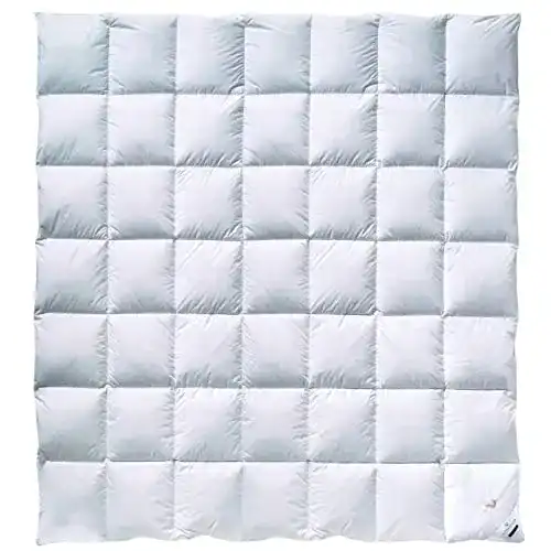 Bettdecke 200 x 200 cm von Billerbeck, Daunendecke Gold Edition