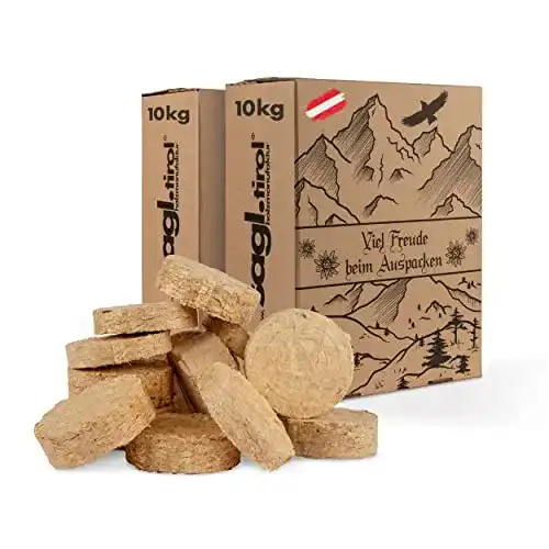 Holzbriketts Sagl.tirol aus Nadelholz im Karton, 20 kg