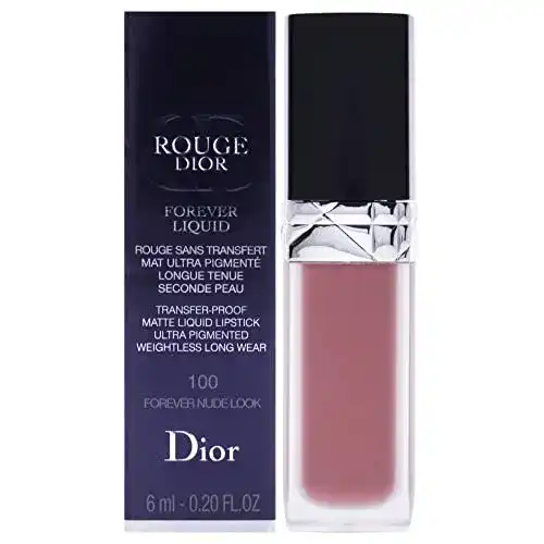Dior Christian Rouge Forever Matte Liquid Lipstick 100 Forever Nude 6 ml