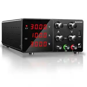 Labornetzgerät Ruzizao Regelbar 30V 10A mit USB-Anschluss