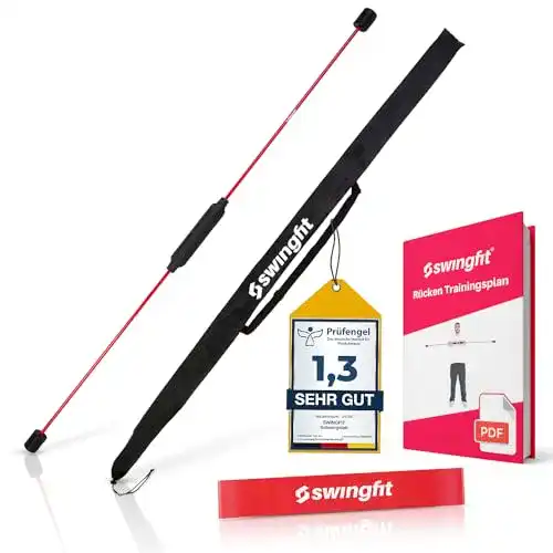 Schwingstab swingfit inklusive Tasche, Band und Trainingsplan
