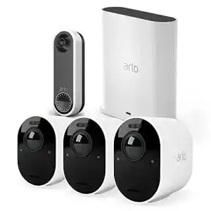 Arlo Türklingel und Überwachungskamera Ultra2 für den Außenbereich