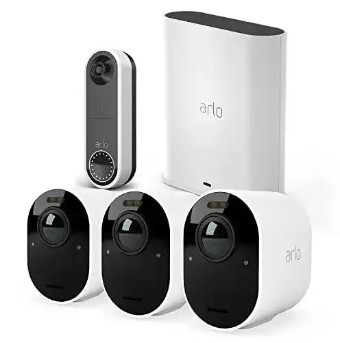 Arlo Türklingel und Überwachungskamera Ultra2 für den Außenbereich