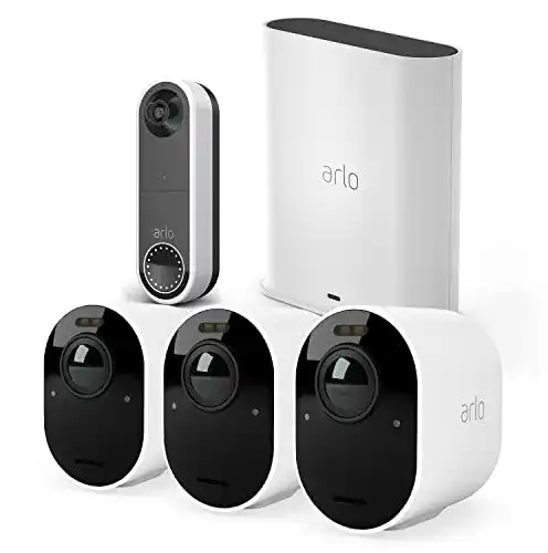 Arlo Türklingel und Überwachungskamera Ultra2 für den Außenbereich