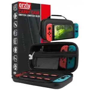 Orzly Tragetasche für Nintendo Switch und Switch OLED mit Zubehör