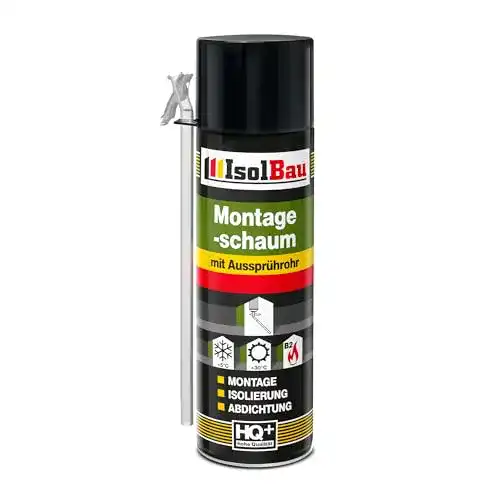 Bauschaum Isolbau B2 Montageschaum 500 ml für Abdichtungsarbeiten
