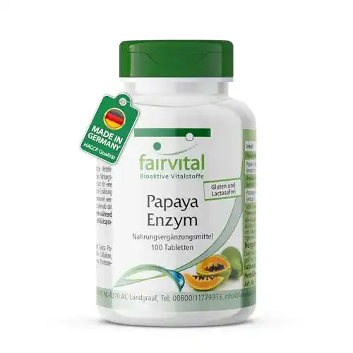Papain Fairvital Papaya Enzym Tabletten 100 Stück