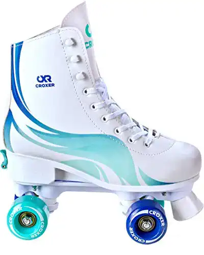 Croxers Rollschuhe Evita in Mint für Größen 31-34 (20-21,5 cm)