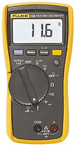 Fluke Digital-Multimeter Kompakt 116 mit Diodentest und Temperaturmessung