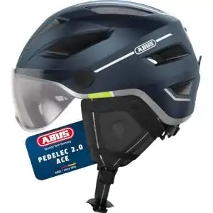 Fahrradhelm Herren mit Visier ABUS Stadthelm Pedelec 2.0 ACE