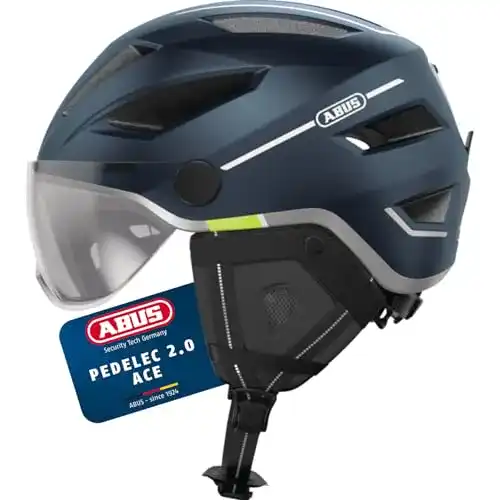 Fahrradhelm Herren mit Visier ABUS Stadthelm Pedelec 2.0 ACE