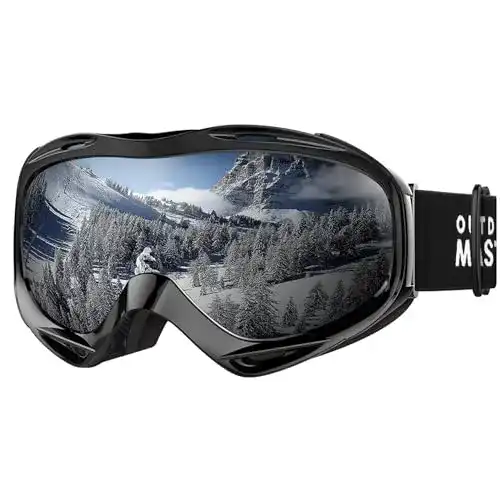 Skibrille von OutdoorMaster für Sehbrillen-Träger