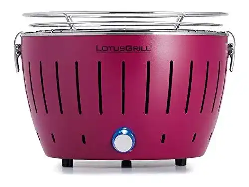 Lotusgrill LotusGrill S Small Kompakt Pflaumenlila, raucharm