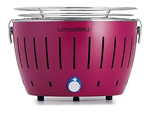 Lotusgrill LotusGrill S Small Kompakt Pflaumenlila, raucharm