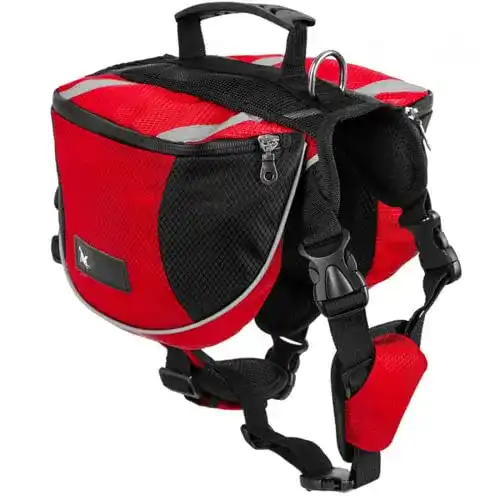 Satteltasche für Hunde von Kiepoar Rucksack für mittlere Hunde