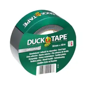 Gewebeband Duck Tape Original 106-00 – 50 m Gewebeklebeband in Silber