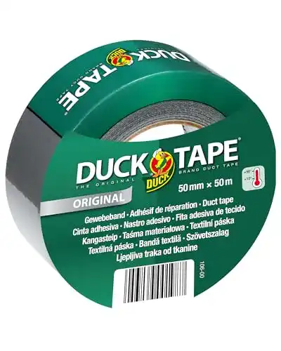 Gewebeband Duck Tape Original 106-00 – 50 m Gewebeklebeband in Silber