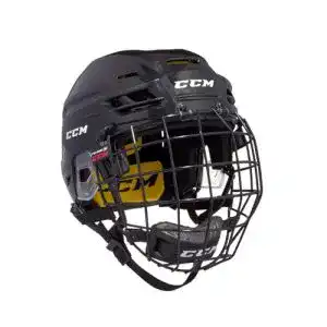 Eishockeyhelm CCM Tacks 210 Combo Senior Schwarz XS