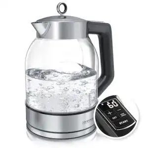 Wasserkocher 1,5 Liter Arendo – Glas Wasserkocher mit Temperatureinstellung