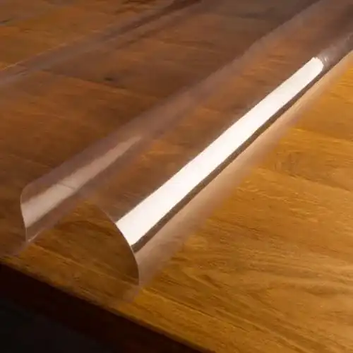 Tischfolie Laro 0,30 mm Dicke – Transparente Tischdecke für den Innen- und Außenbereich