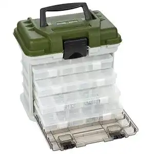 Angelkoffer Zite Fishing mit 4 Tackleboxen für Angelzubehör