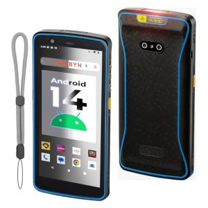 Android Barcode Scanner MUNBYN Tragbarer Handheld Computer mit 2D und 1D Scanning