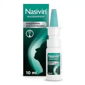 Nasenspray Nasivin ohne Konservierungsmittel für Erwachsene und Kinder 10 ml