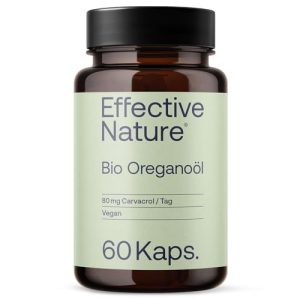 Oregano Öl Kapseln von Effective Nature – 60 vegane Kapseln
