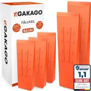 Gakago Fällkeil Set aus Kunststoff (5er Pack) mit rutschfester Oberfläche